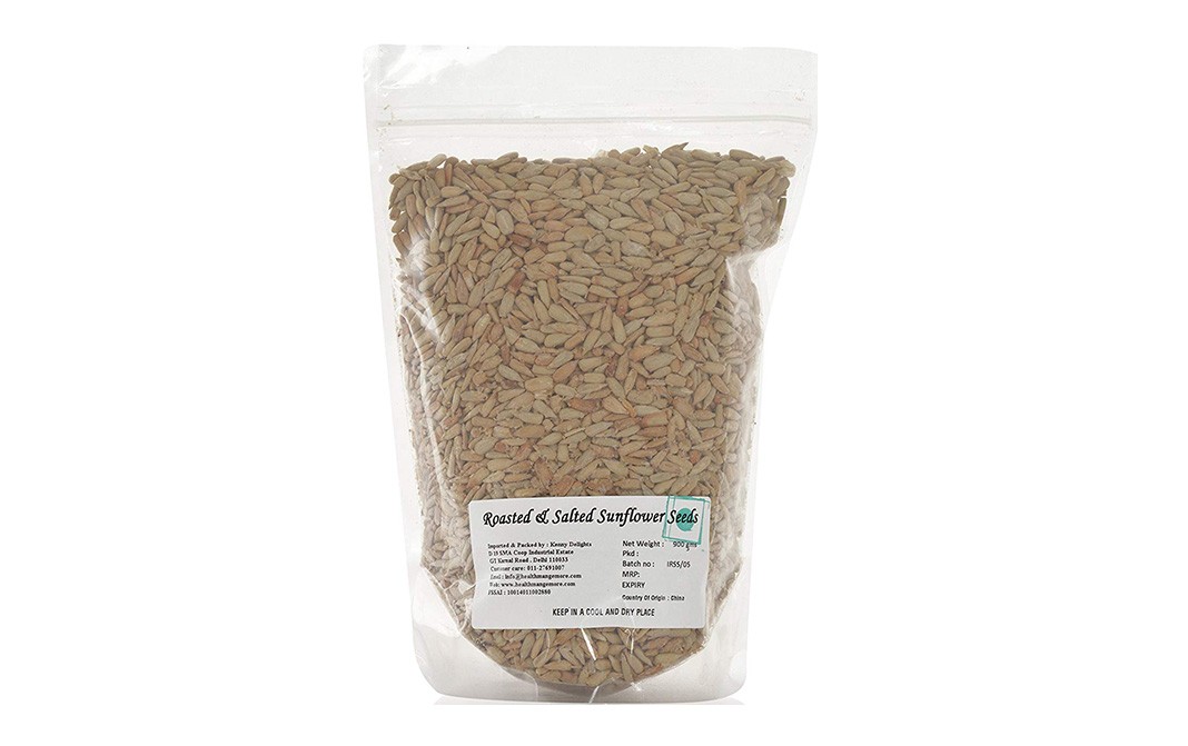 Kenny Delights Roasted & Salted Sunflower Seeds   Pack  900 grams